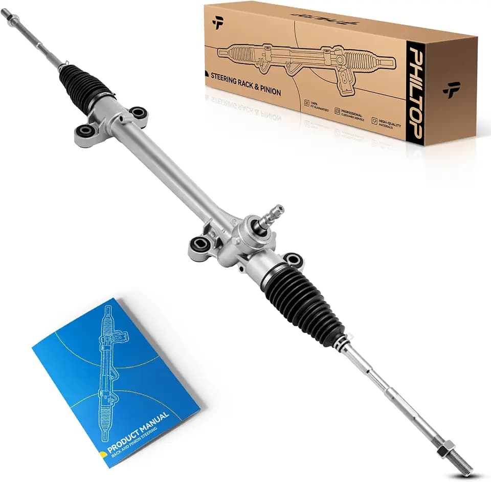 PHILTOP Electronic Steering Rack and Pinion Compatible with 09-10 Vibe FWD, 09-13 Corolla(North American Built), 09-13 Matrix 1.8L, 09-13 Matrix FWD(Manual), Rack and Pinion Replace 1G-2696