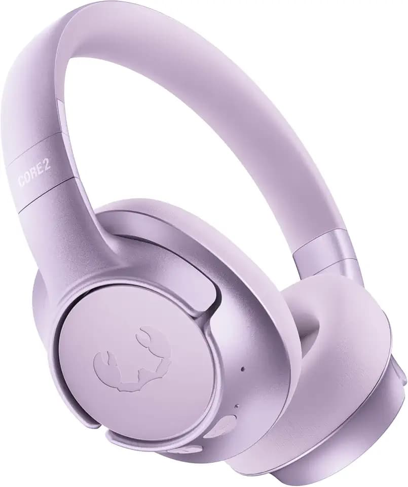 Fresh 'n Rebel Clam Core 2 Kopfhörer Kabellos Bluetooth Over Ear mit Mikrofon, 70h Spielzeit, klare Anrufe, persönlicher Sound per App, mit 2 Geräten verbunden, Kopfhörer mit Kabel (Dreamy Lilac)