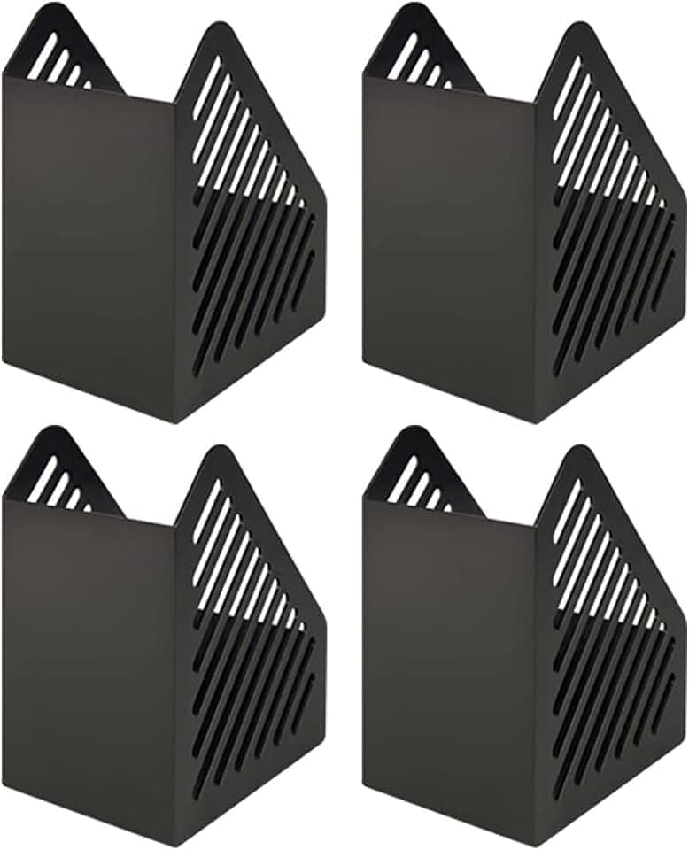 helit H6361095-4 - Stehsammler DIN A5 „the tower gate“, schwarz, 4 Stück