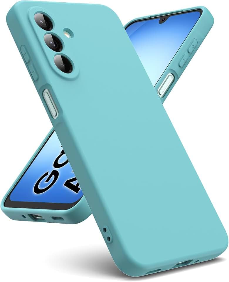 Oududianzi-Hülle für Samsung Galaxy A17 5G Silikon Liquid, Eisblau