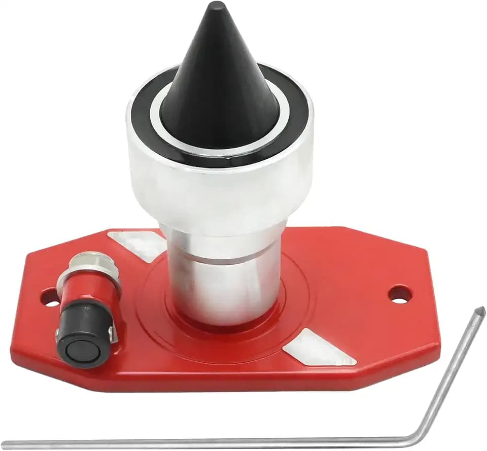 Hoypeyfiy 750-087 Lawn Mower Blade Balancer, Magnetic Wall Mount Blade Balancer Replacement for Most Lawn Mower Blades, Replaces 42-047