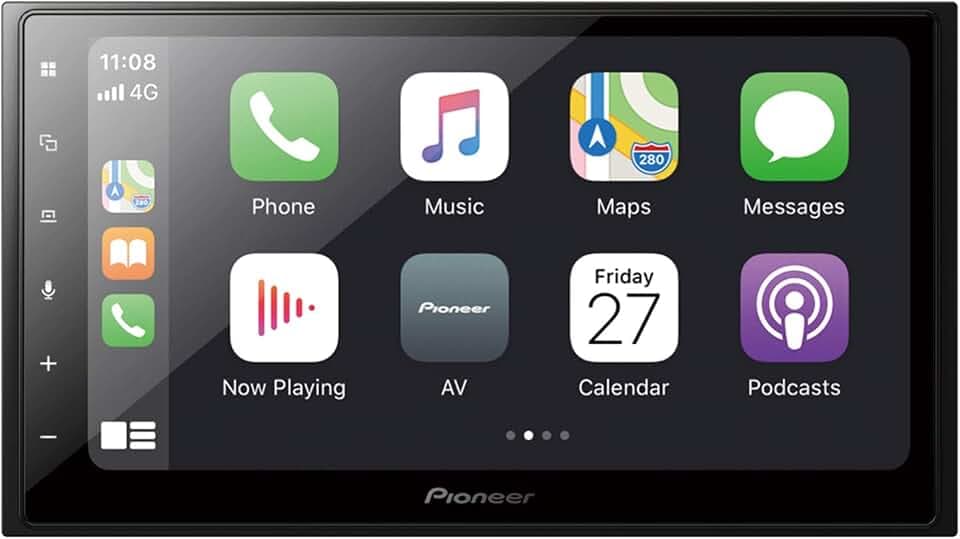 Pioneer SPH-DA250DAB, 6,8" 2-DIN-Mediareceiver mit Apple CarPlay, Android Auto, DAB+ und Bluetooth