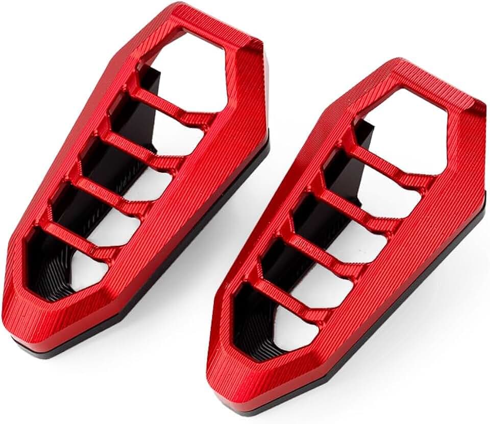 Fits for Kawasaki Z900 ZX-4R ZX-6R 2024-2025 Z650 Ninja 650 ZX-4RR 2023-2026 Versys 650 ZX-10R 2022-2025 Motorcycle Accessories CNC Flasher Light Guard Protection Blinker Shield (Red)