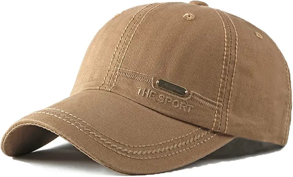 YAMEE Denim Baseball Cap Herren Damen,Basecap Sonnenhut Unisex Sportkappe,Baseballkappen Herren für Outdoor-Aktivitäten Angeln,Camping