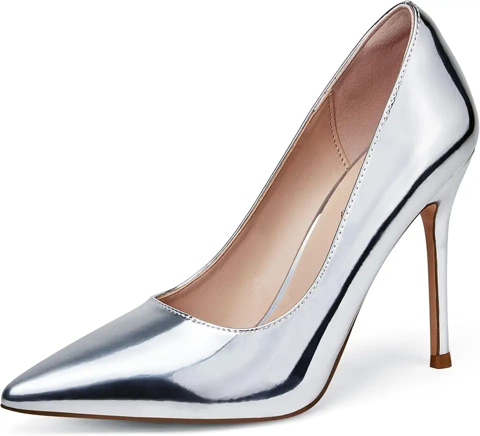 Elisabet Tang Women's High Heels Pumps Closed Pointed Toe Stiletto
