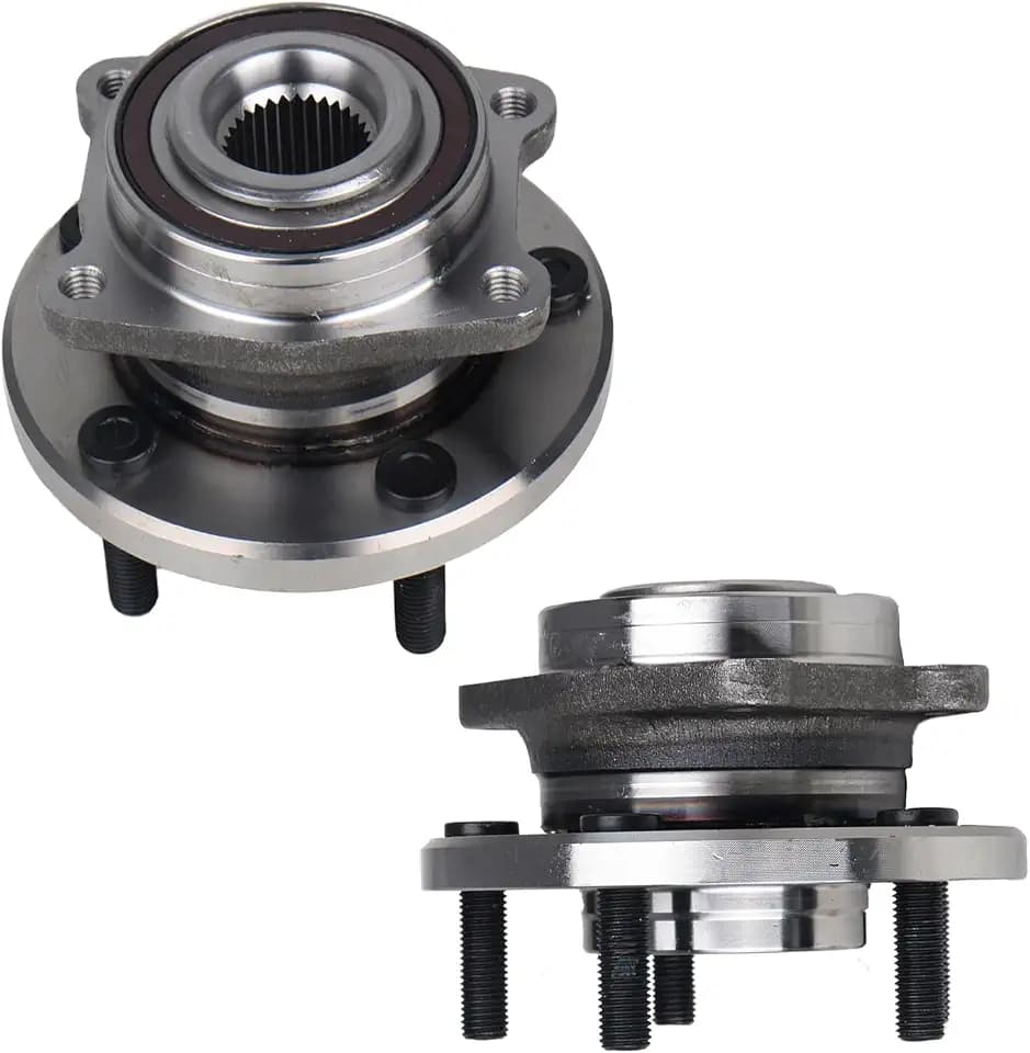 KUSATEC 513263 2PCS Front Wheel Bearing and Hub Assembly Compatible with Chrysler Sebring Cirrus 2007 2008 2009 2010, Chrysler 200 2011 2012 2013 2014, Dodge Avenger 2008-2014, 5-Lug Bolts w/ABS