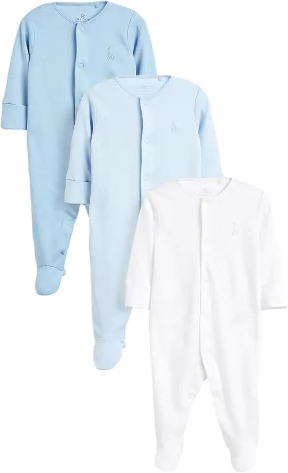NEXT Baby Jungen Schlafanzüge aus Baumwolle im 3er-Pack