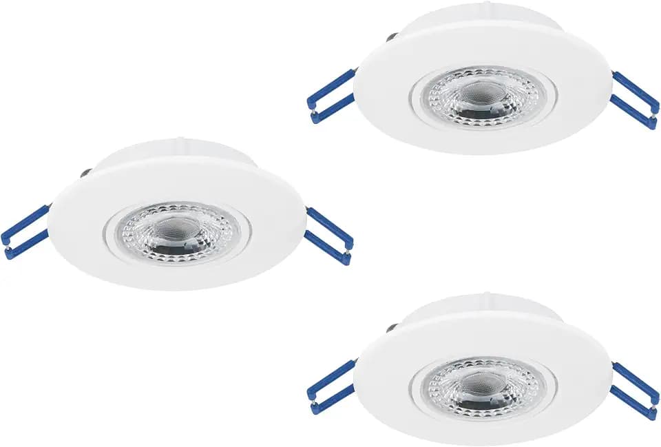 EGLO LED 3er-Set Einbauleuchten Zujar, Einbaustrahler