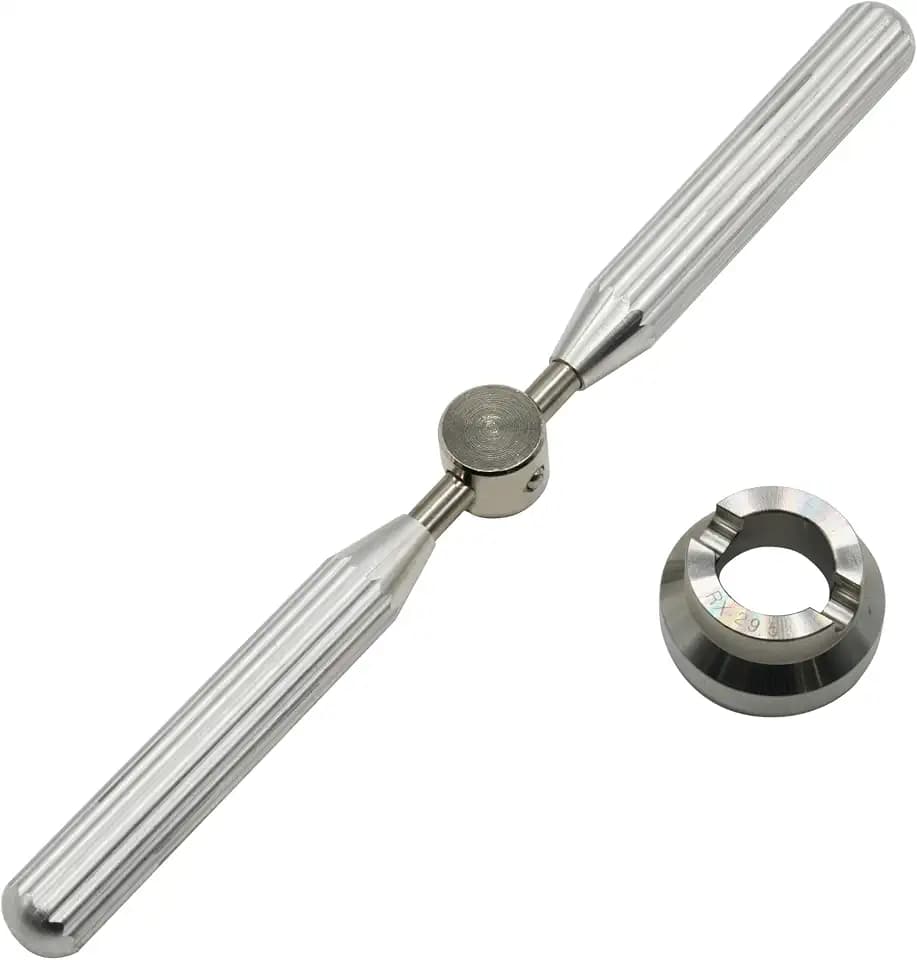 Watch Back Opener Tool Kit, Stainless Steel 5537 Case Back Remover for Rolex/Tudor 29.5mm/ 36.5mm