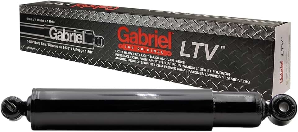 Gabriel 58488 LTV Severe Duty Rear Shock Absorbers for Chevrolet & GMC C1500, C2500, C3500, K1500, K2500, K3500; Cab & Chassis, Extended Cab Pickup, Standard Cab Pickup (1 Pack)