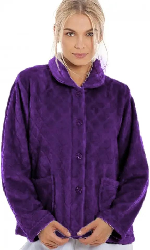 Camille Damen Button Bed Jackets Blouson (1er Pack)