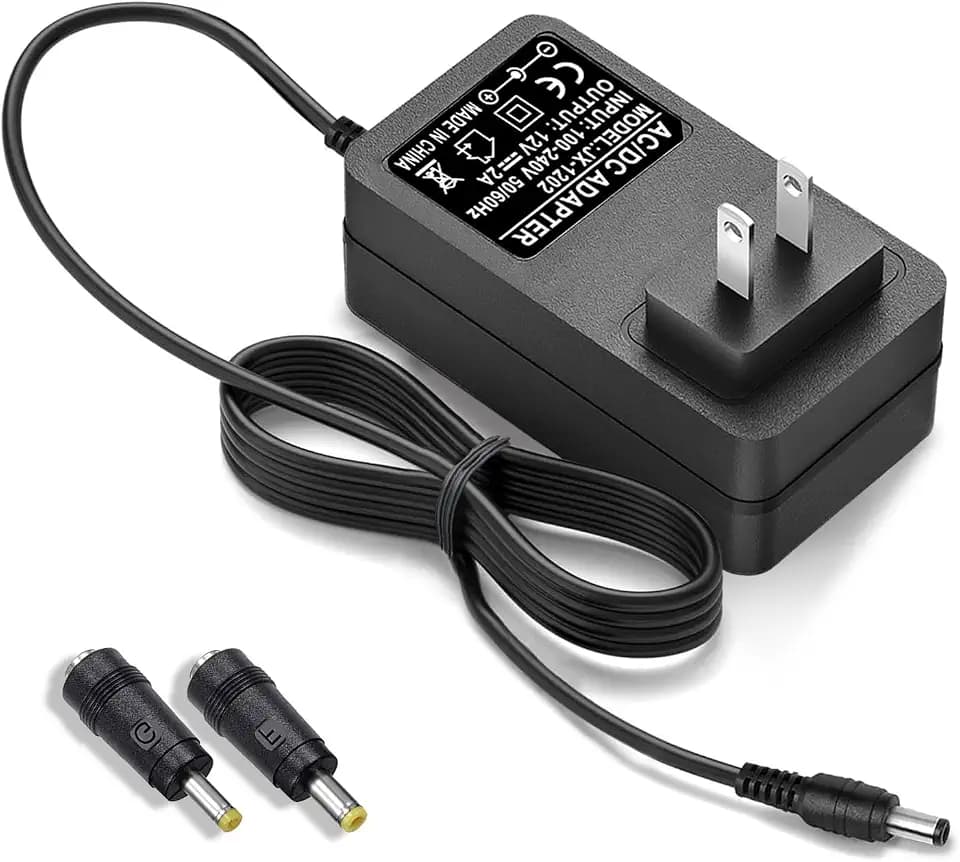 DC 12V Casio Keyboard Power Cord Charger for Casio Keyboard WK-1200 WK-1300 WK-1600 WK-1800 WK-1630 WK-3000 WK-3000D WK-3200 WK-3300 WK-3500 WK-3800 WK-8000 AD-12MLA(U) AD-12CL AC Adapter