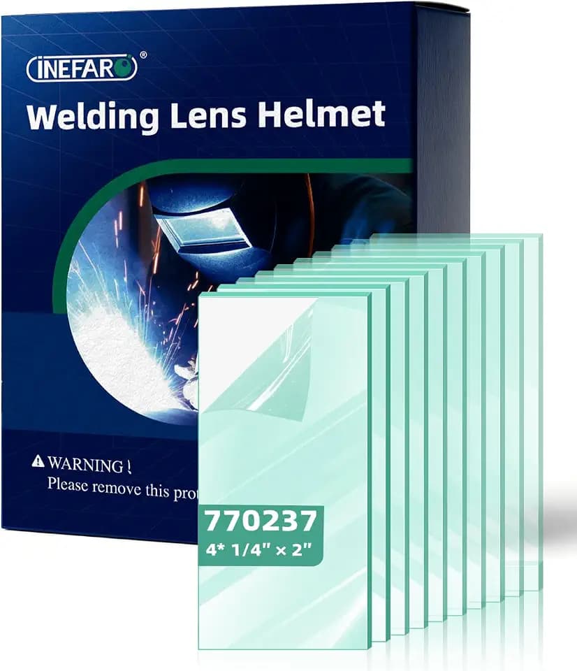 10 Pack 770237 Inside Cover Lens Replacement for Welding Helmet
