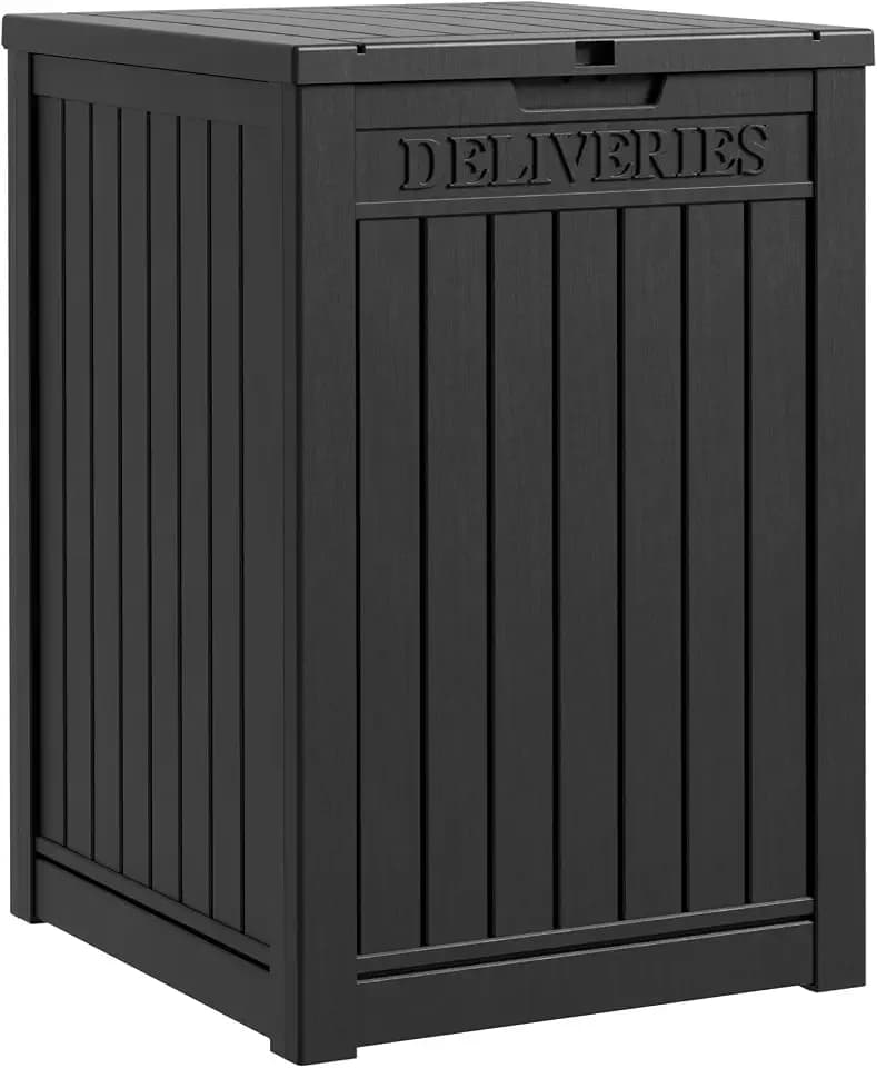 50 Gallon Package Delivery Box for Outside with Lockable Secure, Waterproof