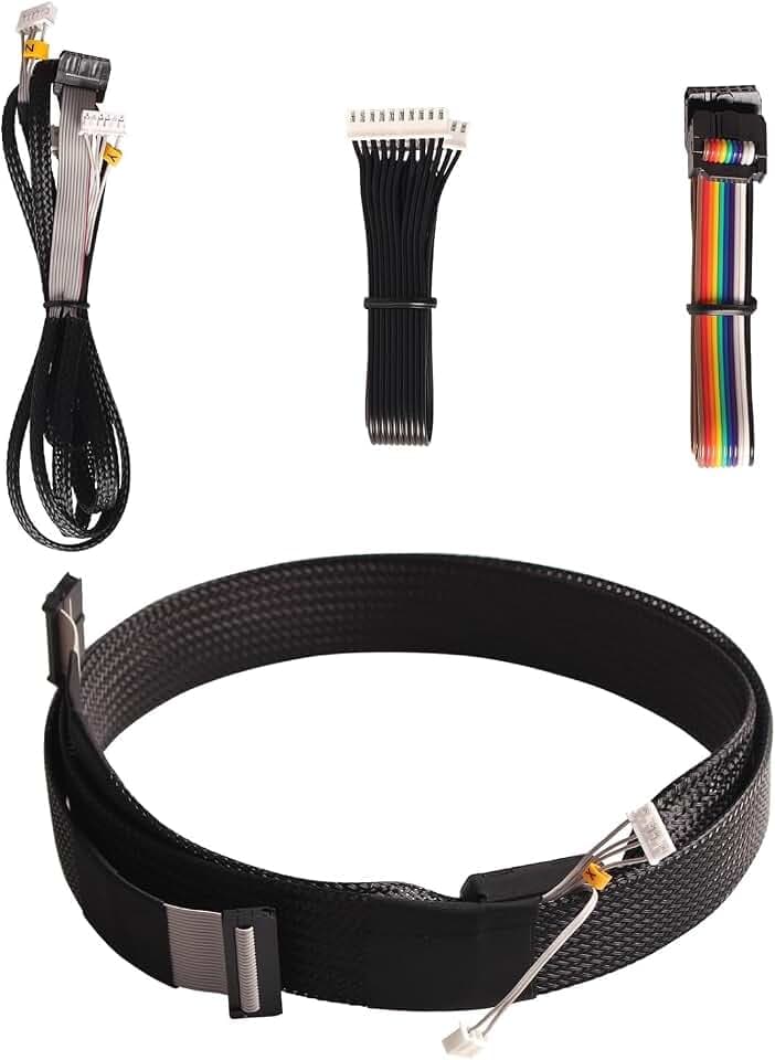 3D Printer Accessories – Ender 3 S1 Ersatzkabel: Kabel Wrap Spare Set für Original Display Screen Ribbon Cable Flat Cable X Y Z Axis Stepper Motor Limit Wire