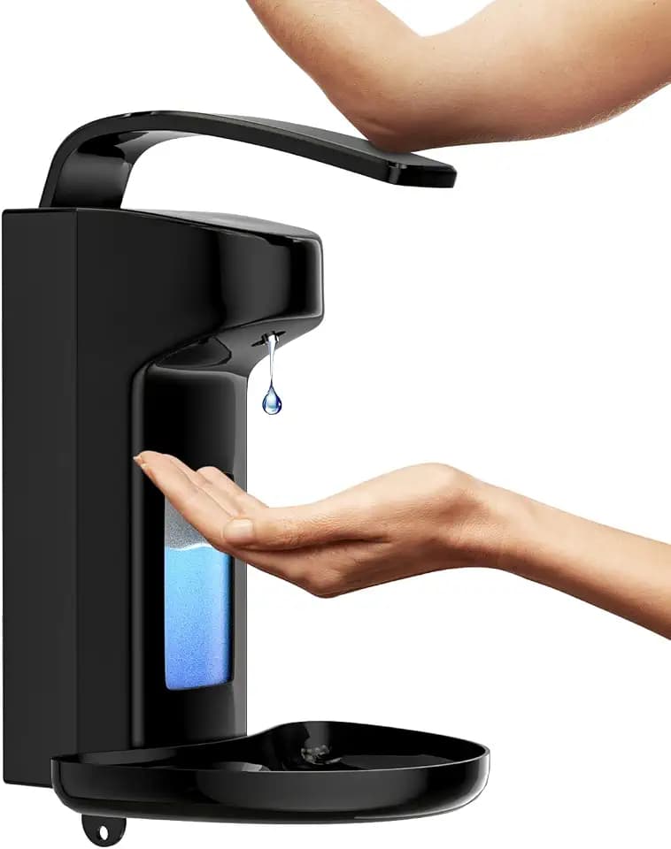 Eurospender, Soap Dispenser,Schwarzer Seifenspender,500Ml