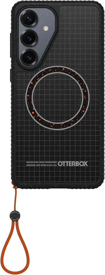 OtterBox Samsung Galaxy S26+ Sole Series Case - Midnight Circuit (Black), Grippy Phone Case for Samsung Galaxy, Built-in Magnets, Raised Bumpers for Overall Protection