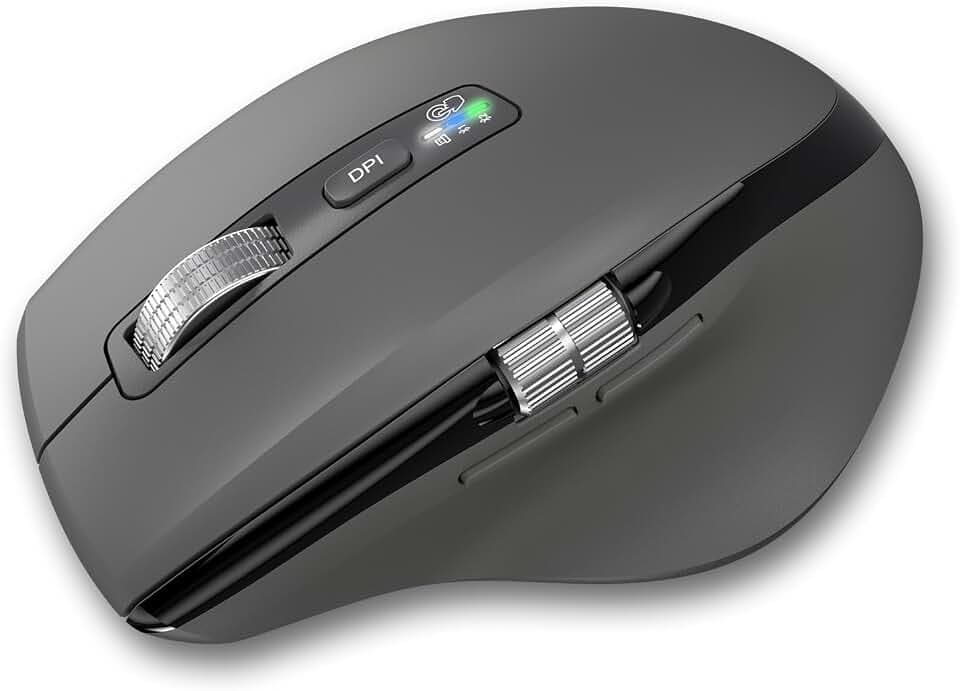 INFINMIND L910 Multi-Device Leise Kabellose Bluetooth Maus mit Side Scroll