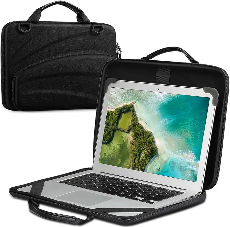 Fintie 13-14'' Chromebook Sleeve Case, Protective Briefcase Shoulder Bag