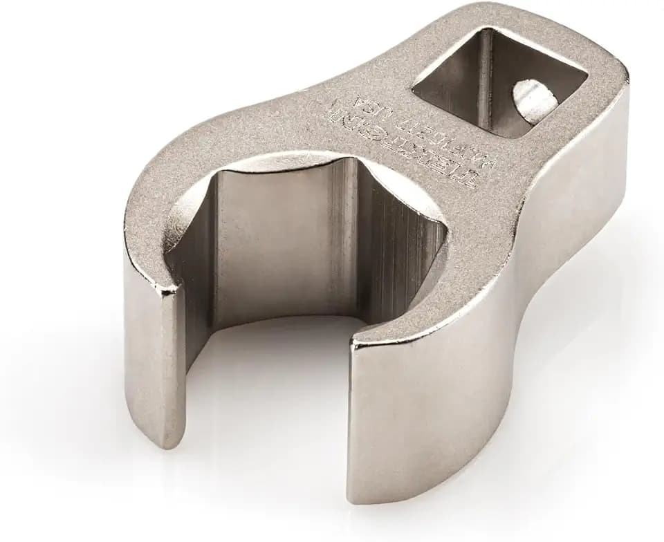 TEKTON 3/8 Inch Drive x 17 mm 6-Point Flare Nut Crowfoot Wrench | WCF16217 | Made in USA