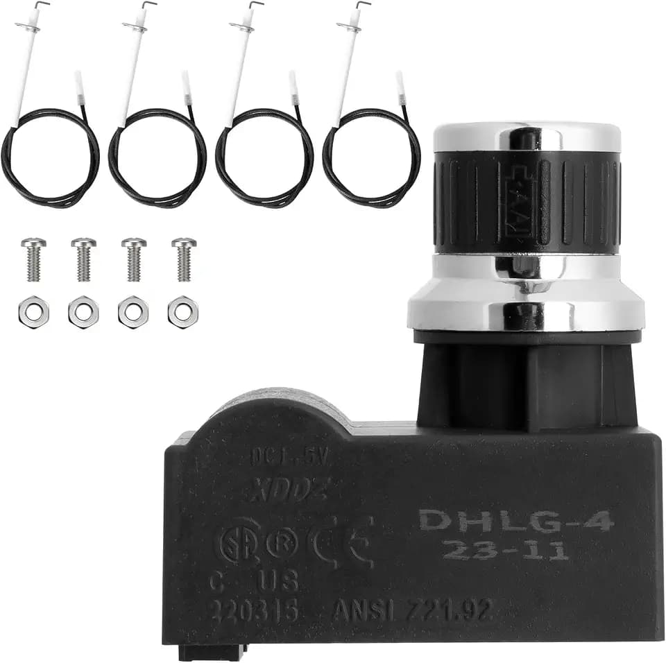 4 Outlet Grill Igniter Kit for Blackstone 36'' Griddle Ignitor Replacement
