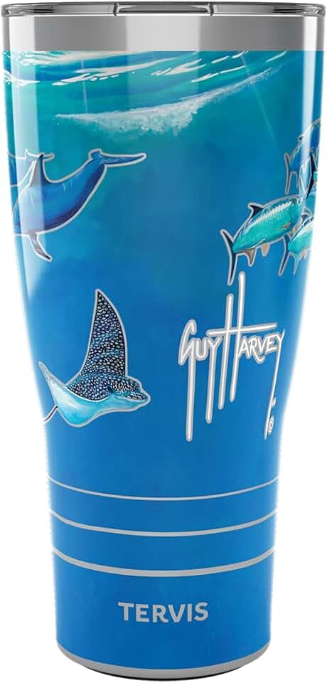 Tervis 30oz Stainless Steel Tumbler | Guy Harvey® - Ocean Scene