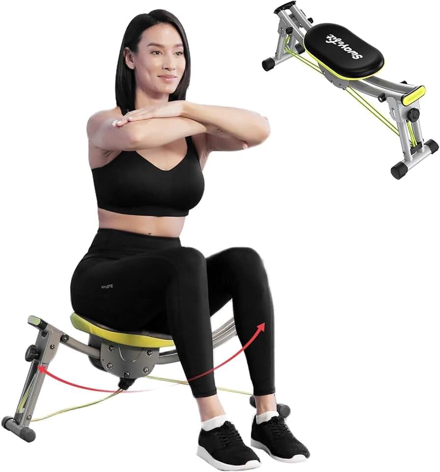 WONDER CORE Sway N Fit Bauchtrainer, Effektives Sitzen-Training für Zuhause