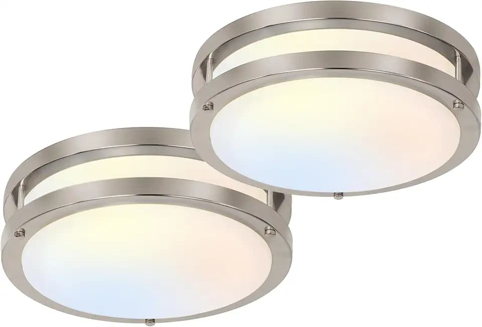 hykolity 10 inch Flush Mount LED Ceiling Light Fixture,1100LM
