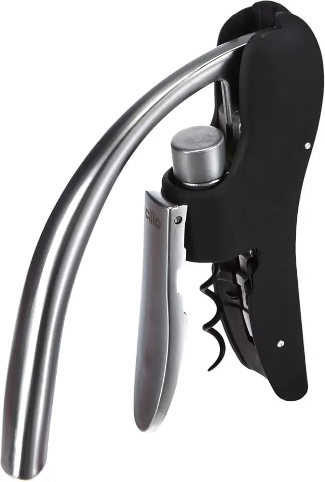 cilio Automatik-Korkenzieher Chablis, mit Folienschneider und Ersatzspirale