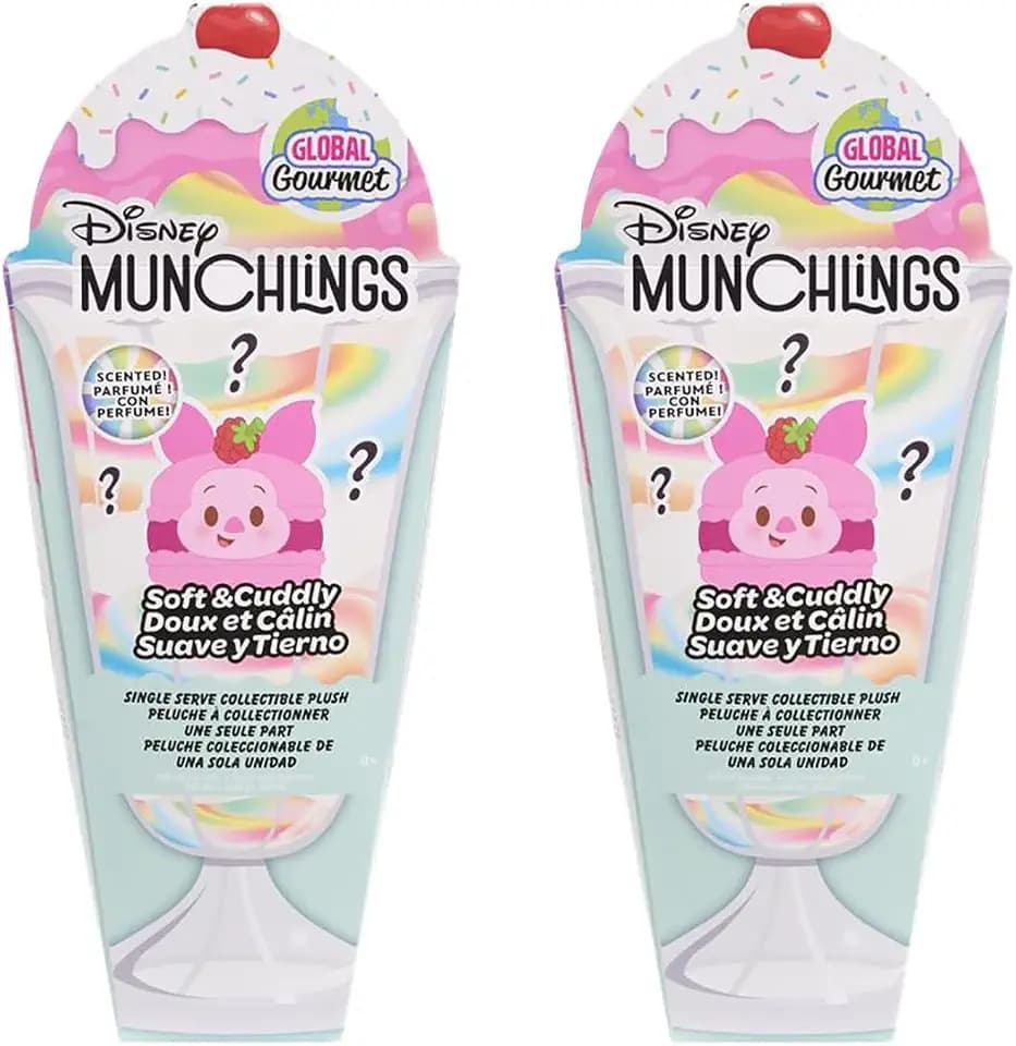 Disney Munchlings Single Serve Scented Collectible Plush 2-Pack