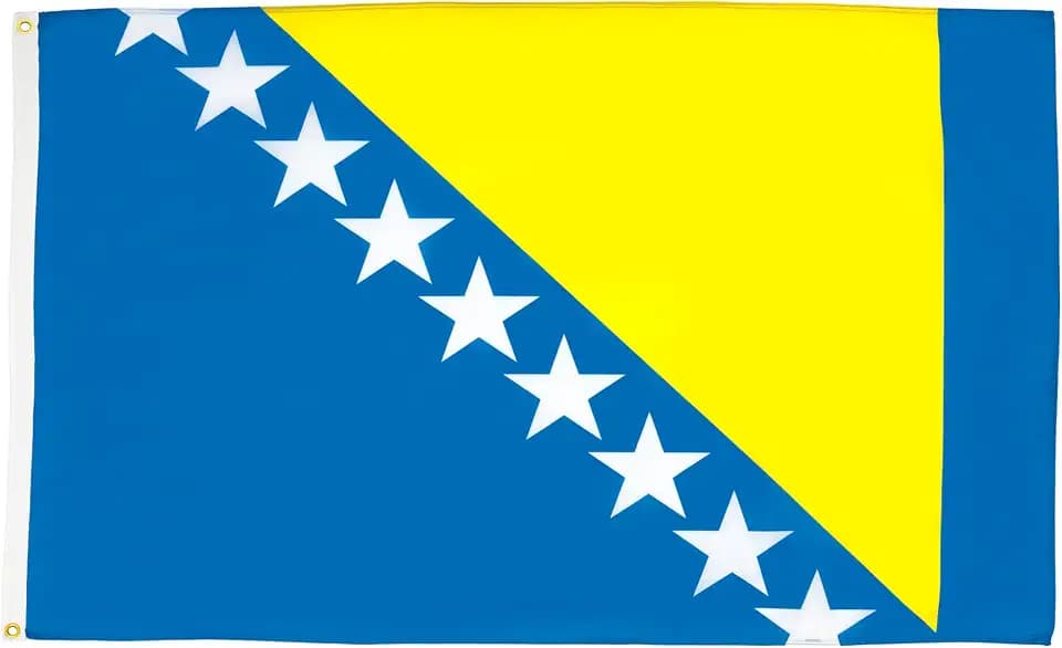 AZ FLAG Bosnia and Herzegovina Flag 5x8 ft 100D Polyester 2 Grommets
