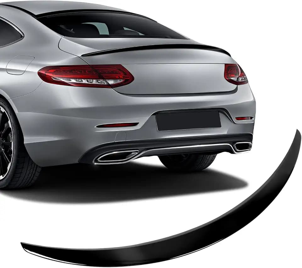 Rear Spoiler Wings Compatible with Mercedes Benz C205 C300 C63 Coupe
