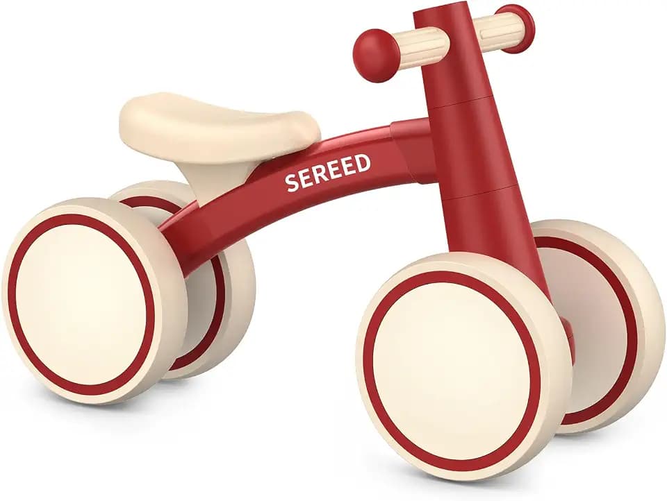 SEREED Baby Balance Bike for 1 Year Old Boy Girl, First Birthday Gift Toy