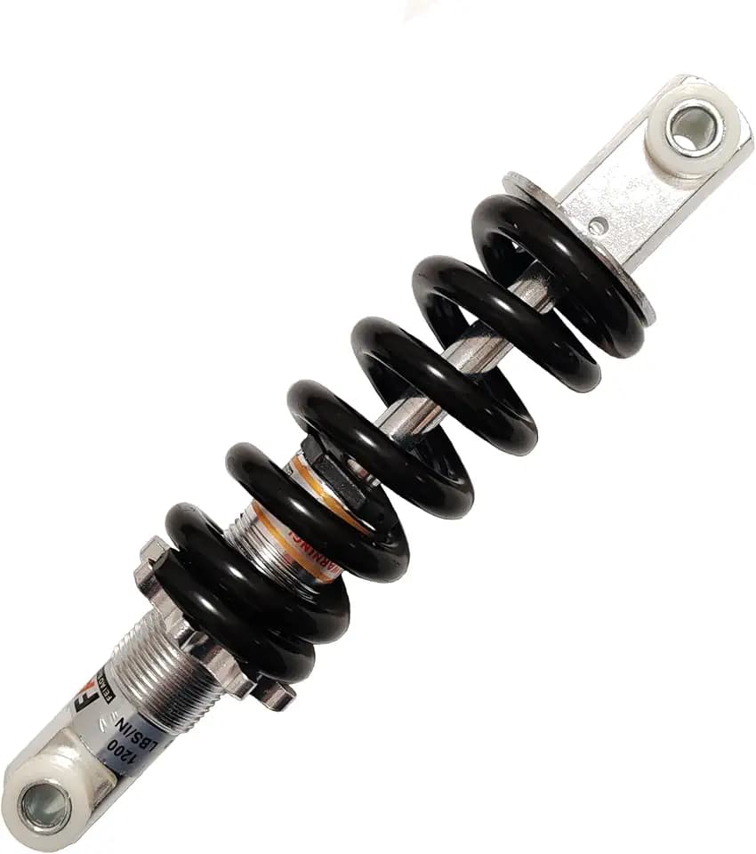 CYDZSW Universal Rear Shock Absorber,190mm/7.48inch 1200LBS Suspension Spring Shocks Fits for Electric Bike,Mini Motorcycle,Dirt Bike,ATV,Go Kart,MTB Bicycle(190mm/7.48inch)