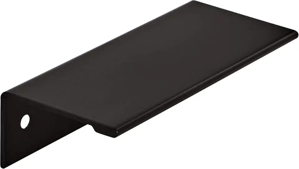Amerock 10 Pack 3" Edge Pulls Matte Black Drawer Pull