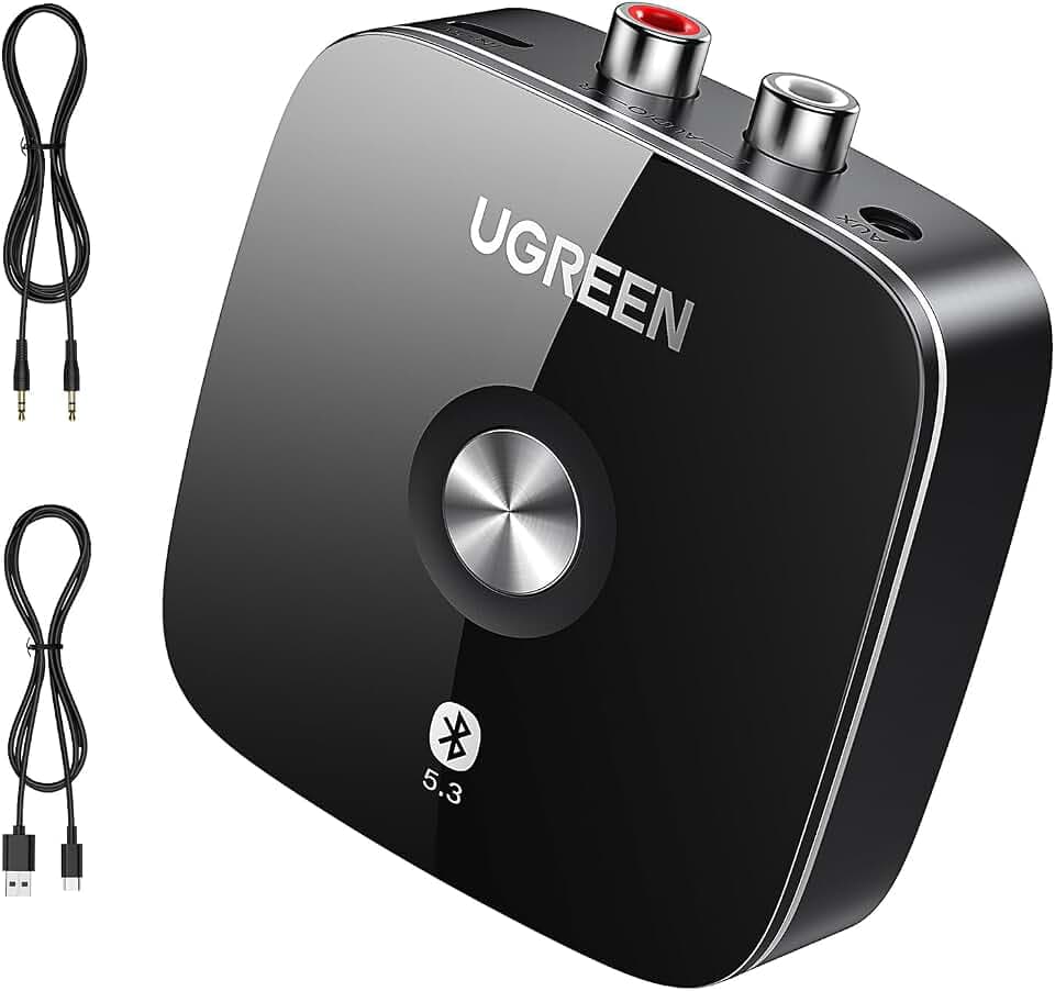 UGREEN AUX Bluetooth 5.3 Empfänger Audio HiFi Receiver für Stereoanlage