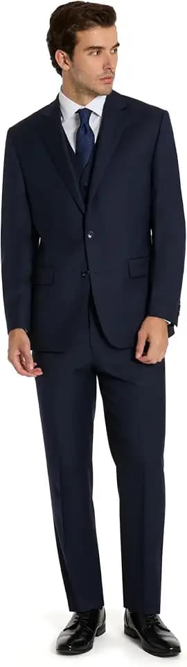 Michael Kors Men’s 3-Piece Classic Fit Suit Separates | Pants | Weddings & Formal Events (Jackets & Vests Sold Seperately)