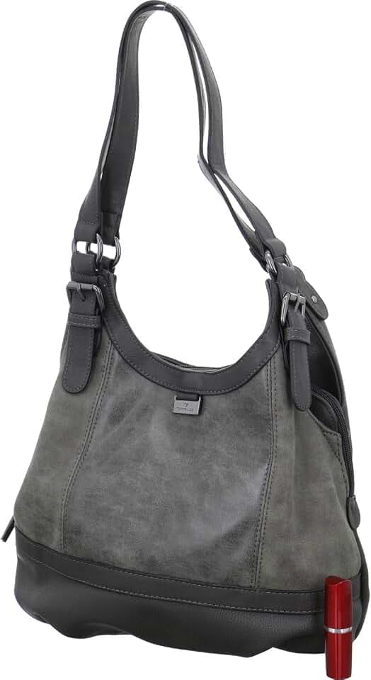 TOM TAILOR Juna Damen Shopper Umhängetasche Reißverschluss Klein