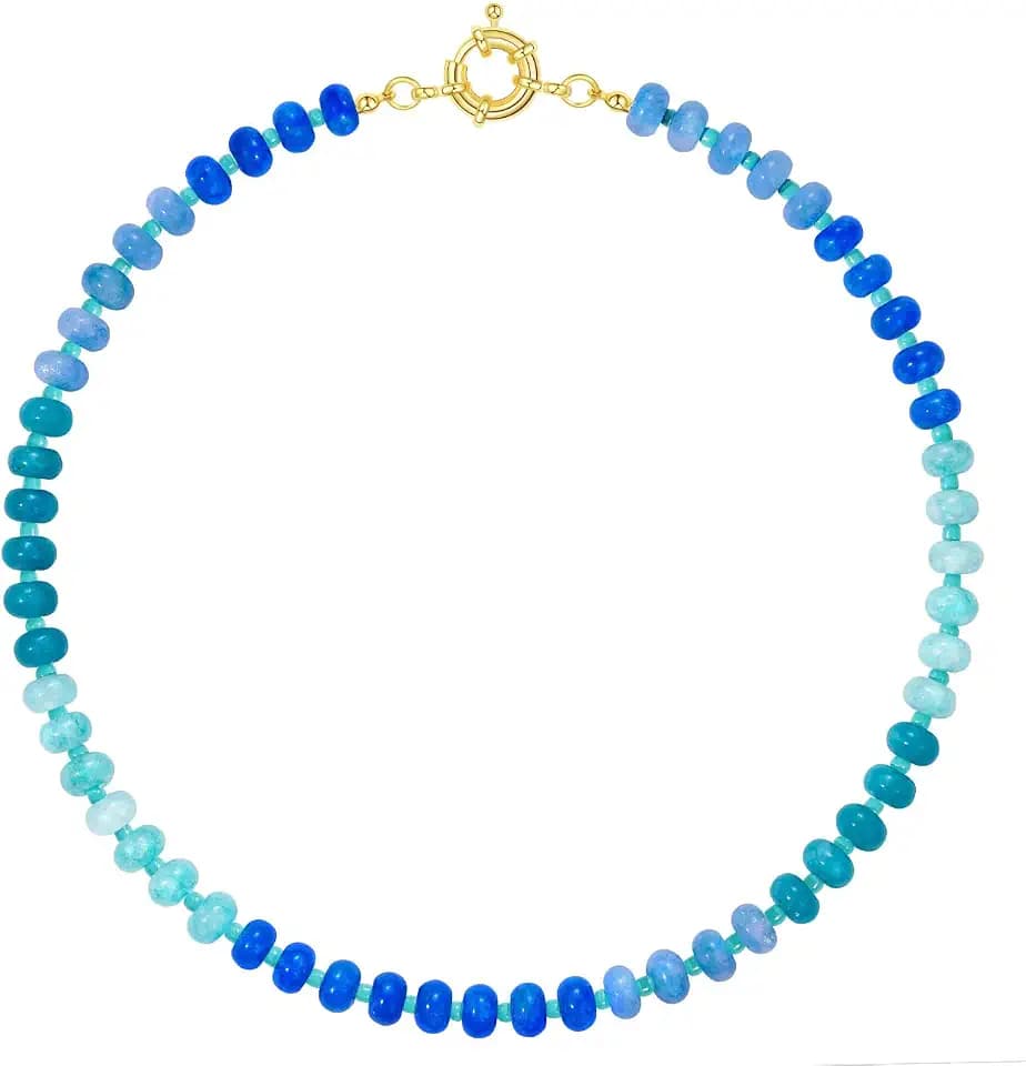 KELORIS PATH Beaded Gemstone Necklaces for Women