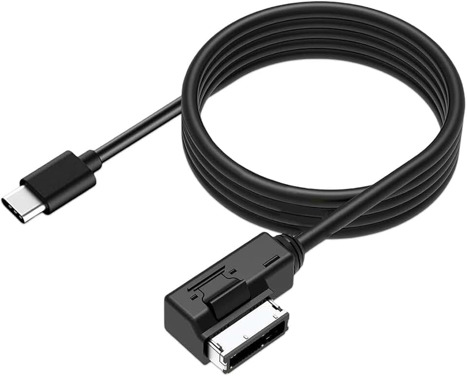 MESINURS AMI MMI 3G+ Type-C Adapter AUX Kabel für Audi A3 A4 A5 A6 A8, USB-C Audio Interface Kompatibel mit 15/16/17 Pro Max, Galaxy, Google Pixel
