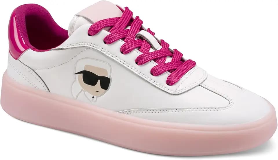 KARL LAGERFELD Womens Sumava Everyday Karl Head Lace Up Sneaker