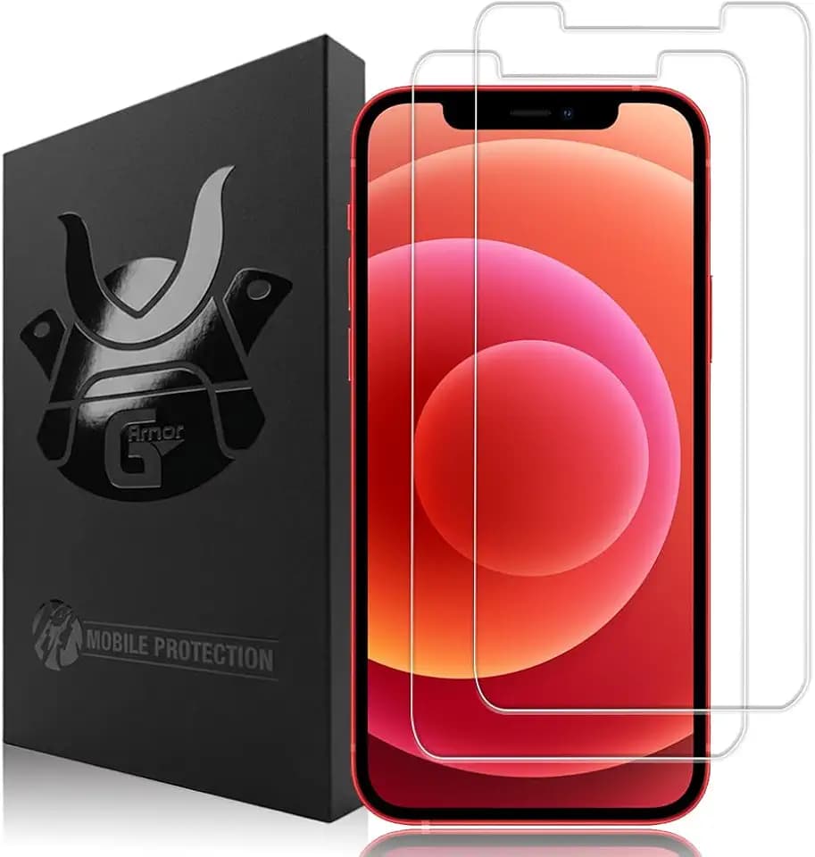 2 Pack Glass Screen Protector for iPhone 12 and 12 Pro