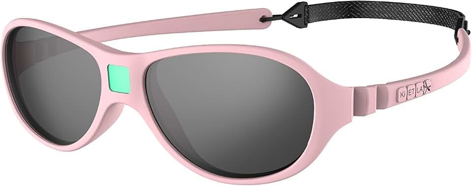 Ki ET LA – Babysonnenbrille im Stil Jokaki – 100% unzerbrechlich – Hellrosa – 12–30 Monate