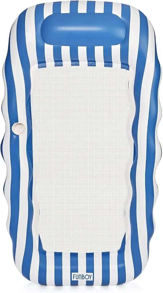 FUNBOY Cabana Striped Mesh Pool Lounger, 70"