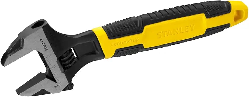Stanley 10 Zoll Bi-Material verstellbarer Schraubenschlüssel, 0-90-949