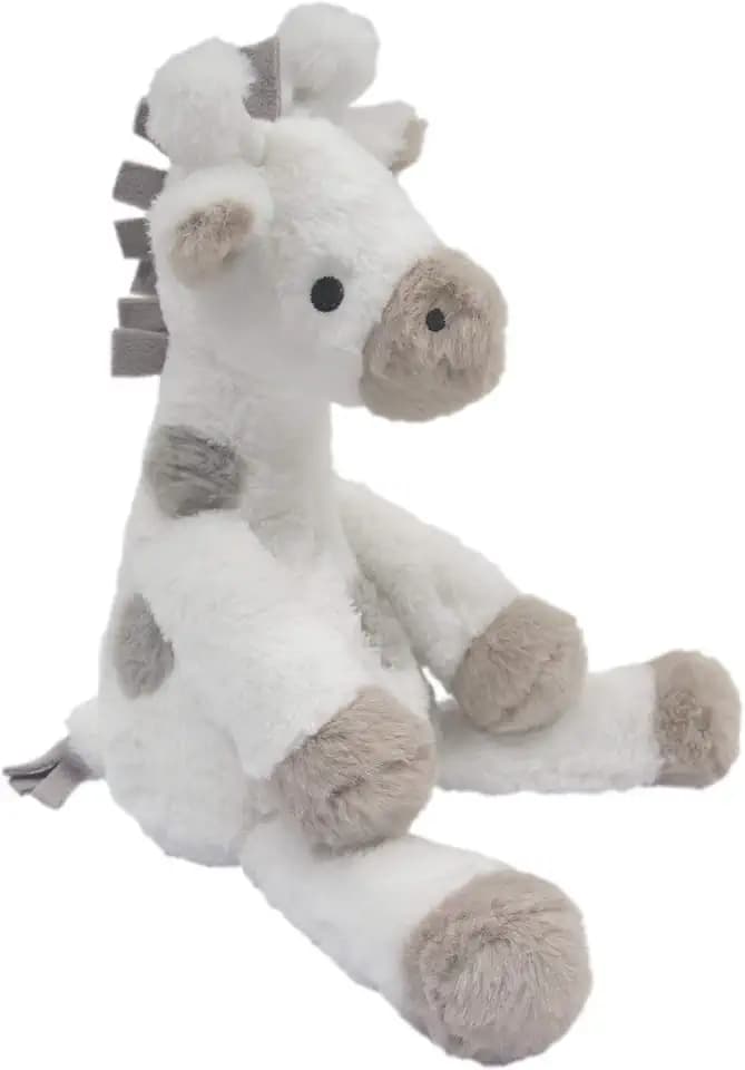 Lambs & Ivy Signature Goodnight Giraffe Moonbeams Plush Giraffe Stuffed Animal 11.5 Inch - Millie - Gray/White