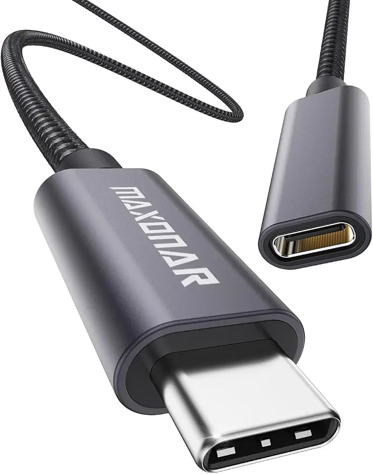 Maxonar 1m USB C Verlängerungskabel USB3.2(10Gbit/s)