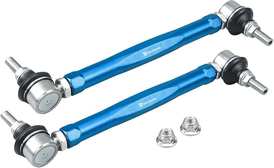 Bevinsee Adjustable Front Sway Bar End Link Kit Compatible with E46 Z4 E85