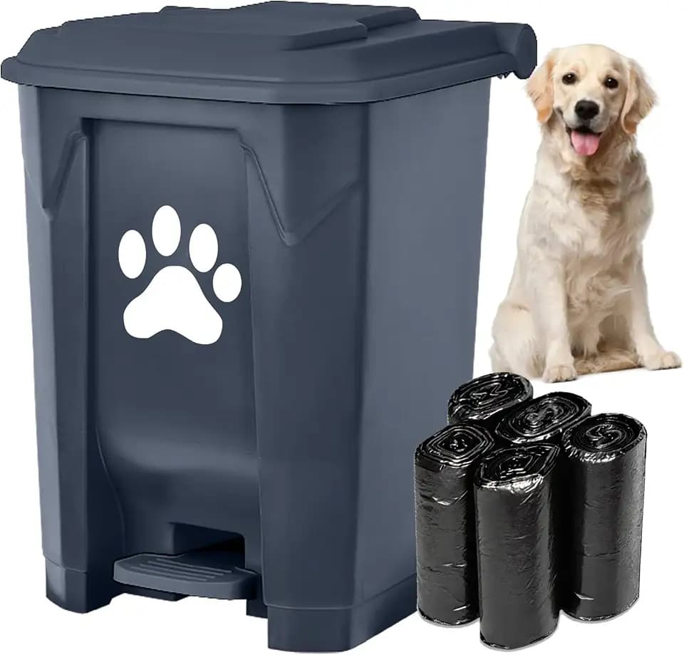 Outdoor Trash Can Dog Poop Bin Dog Waste Trash Can Pet Outside Garbage Can