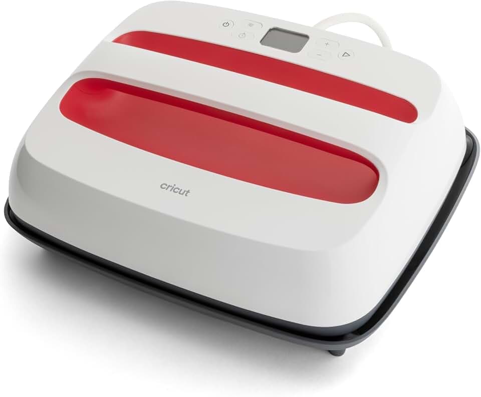 Cricut EasyPress 2 (SE) (30.5 X 25.3 CM), Heißpresse für T-Shirts, Kissen, Tragetaschen und mehr – Himbeere
